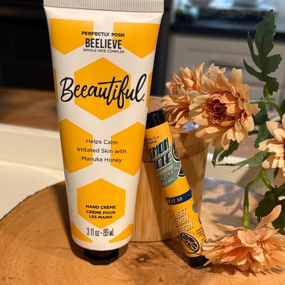 Perfectly Posh Beeautiful Hand Crème and Lemon Lip Balm